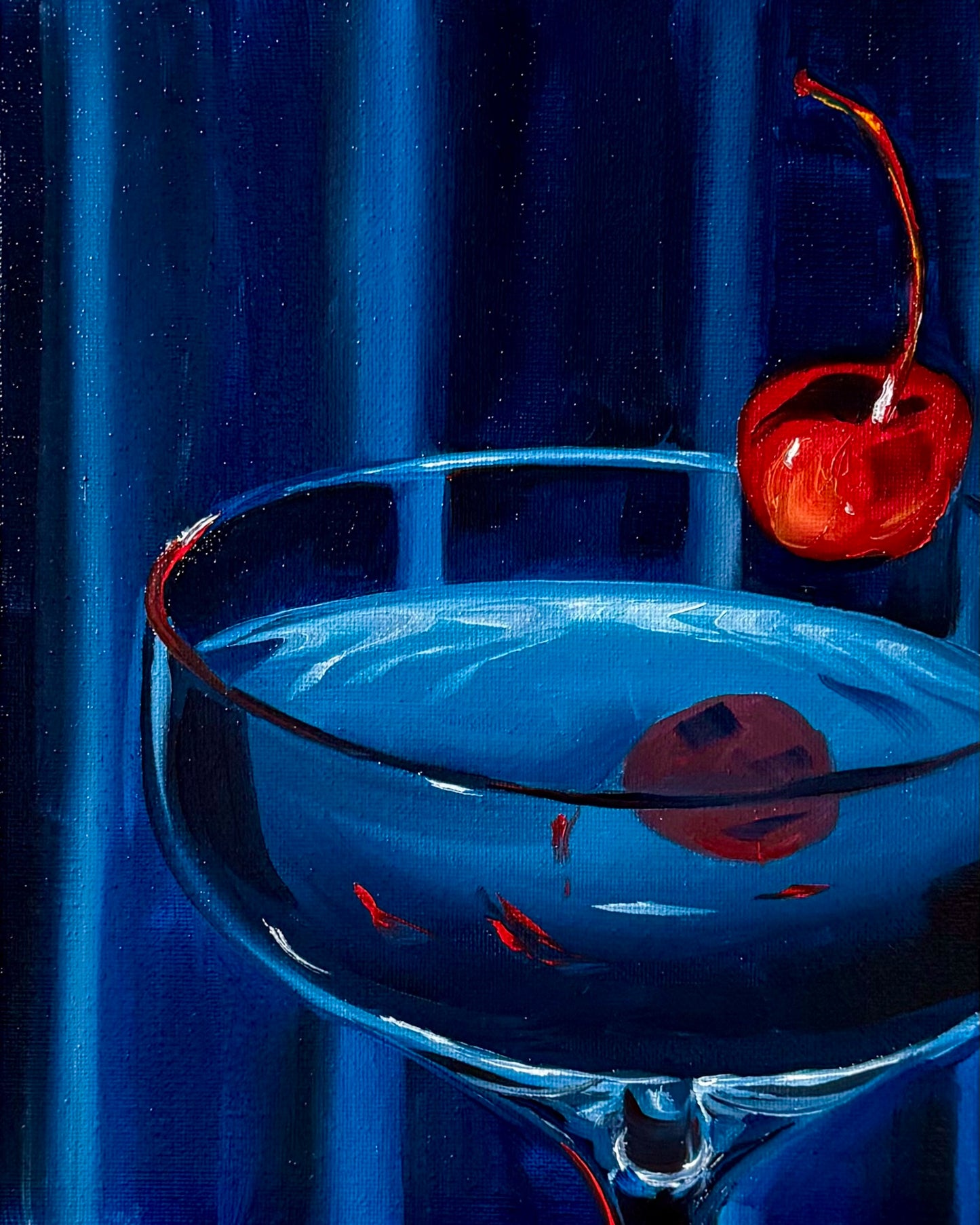 Cherry and Glass Print