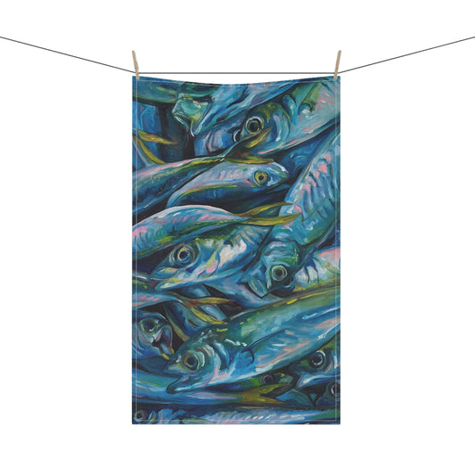 Fish Market Tea Towel