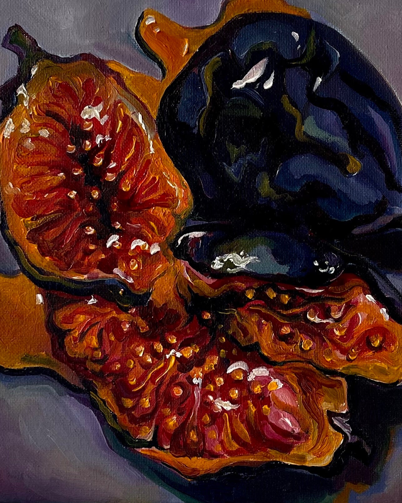 Figs, One Halved Print