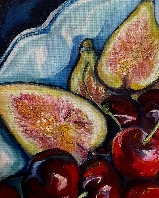 Figs and Cherries Print