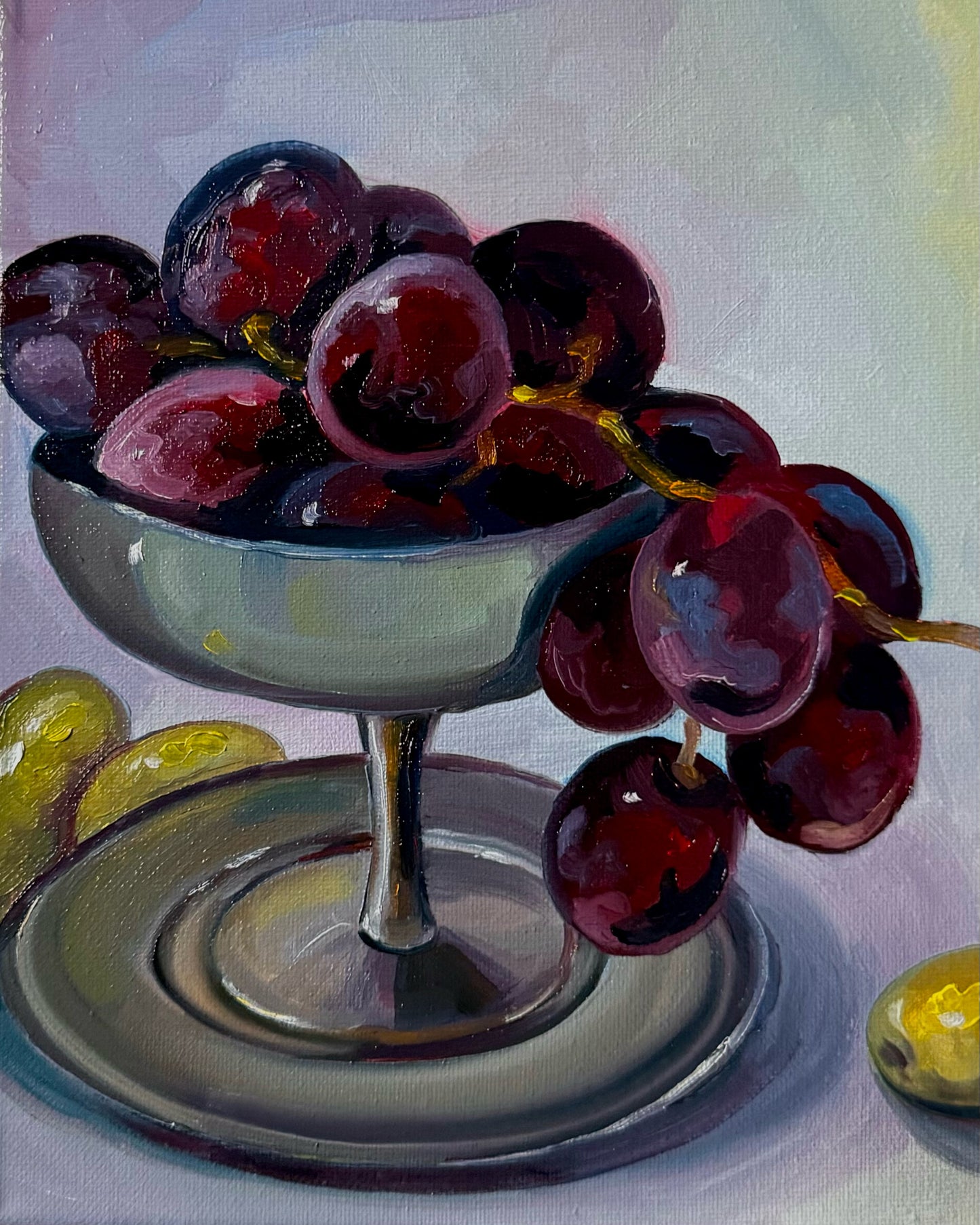 New Years Grapes Print