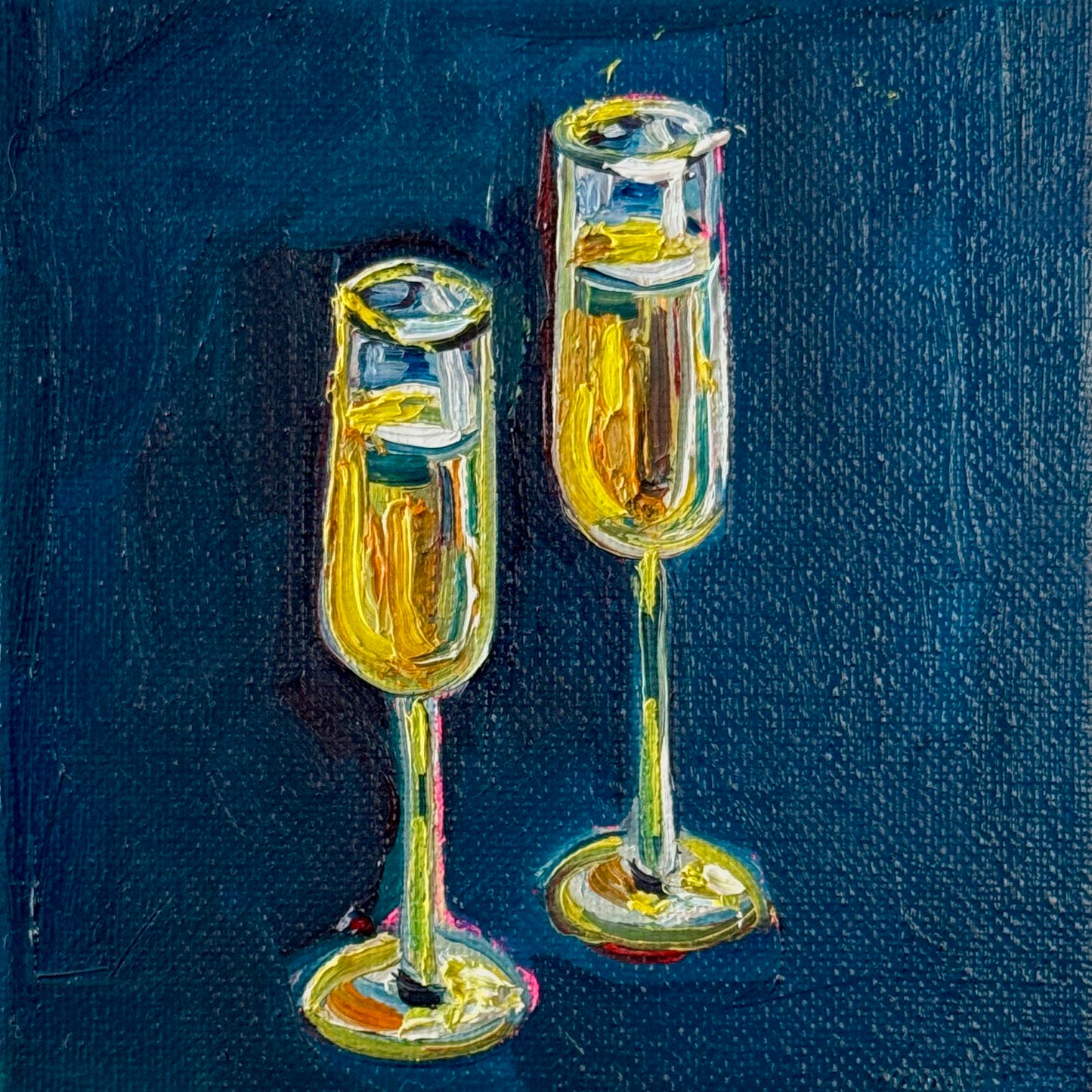 Mini Champagne Glasses PRINT (LIMITED TIME)