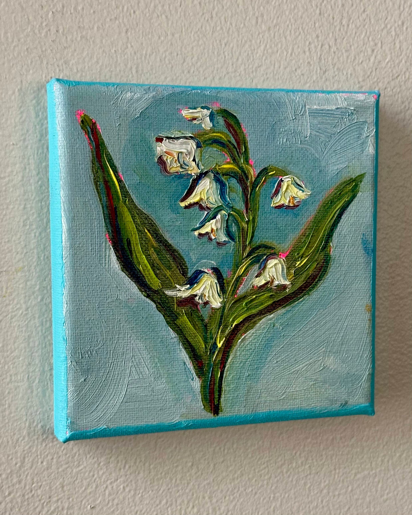 Mini Lily of the Valley, 5x5 Inch Original