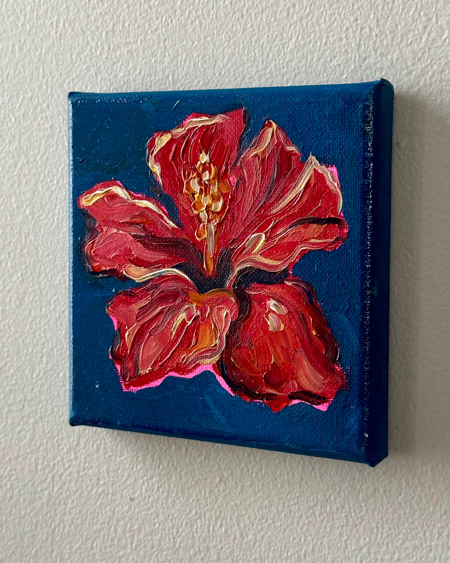 Mini Hibiscus, 5x5 Inch Original