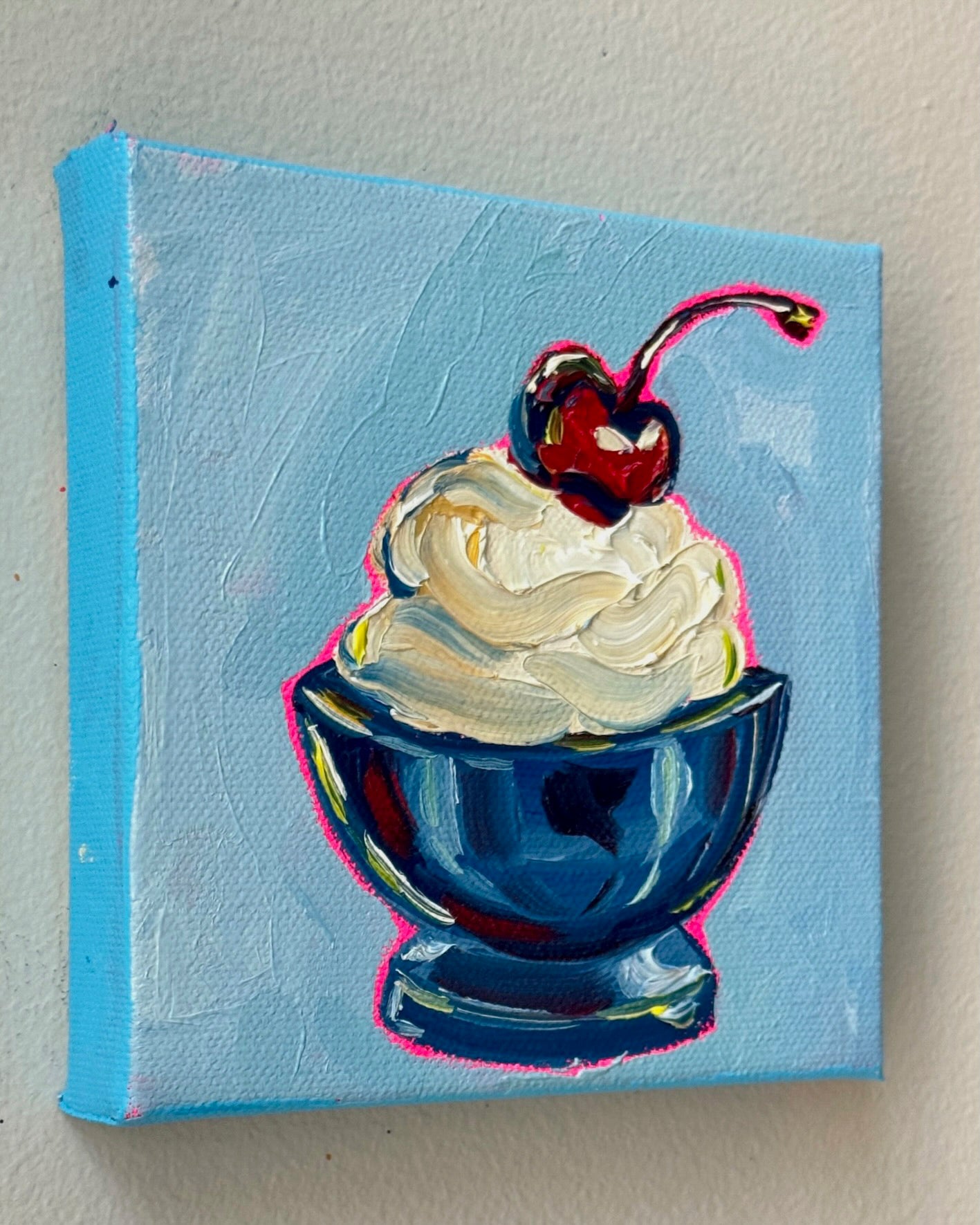 Mini Ice-Cream Sundae, 5x5 Inch Original