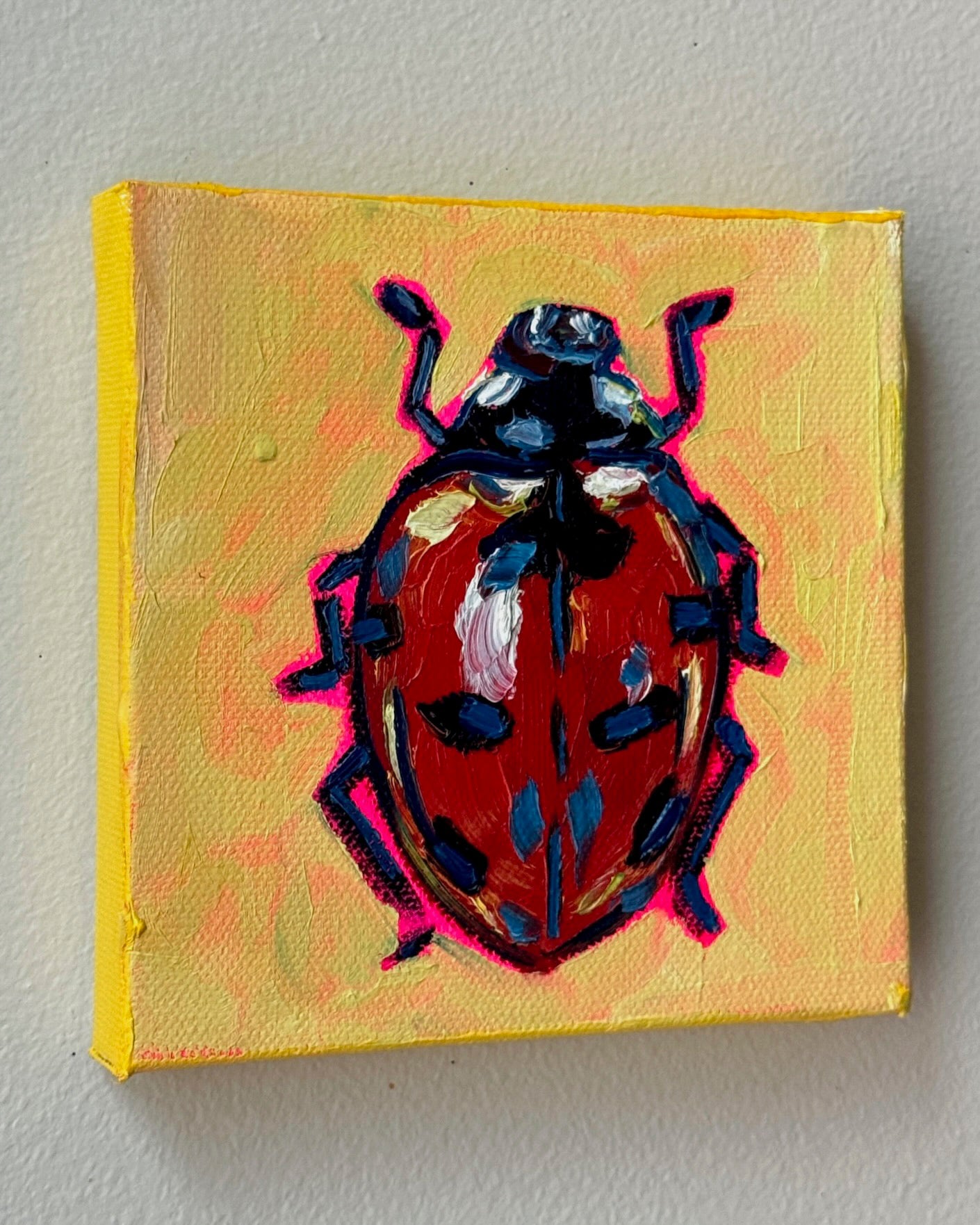Mini Ladybug, 5x5 Inch Original