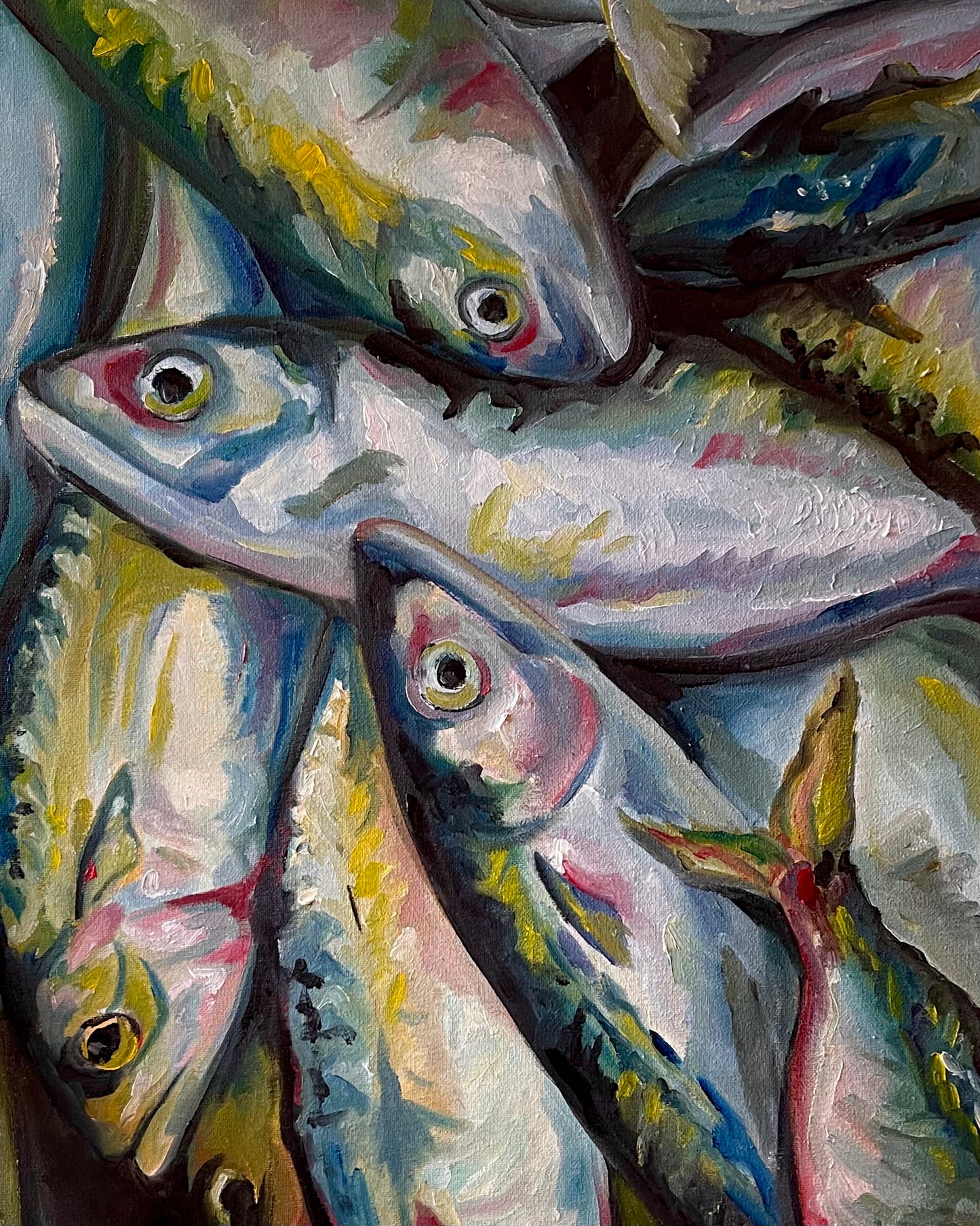 Mackerel Pile Print