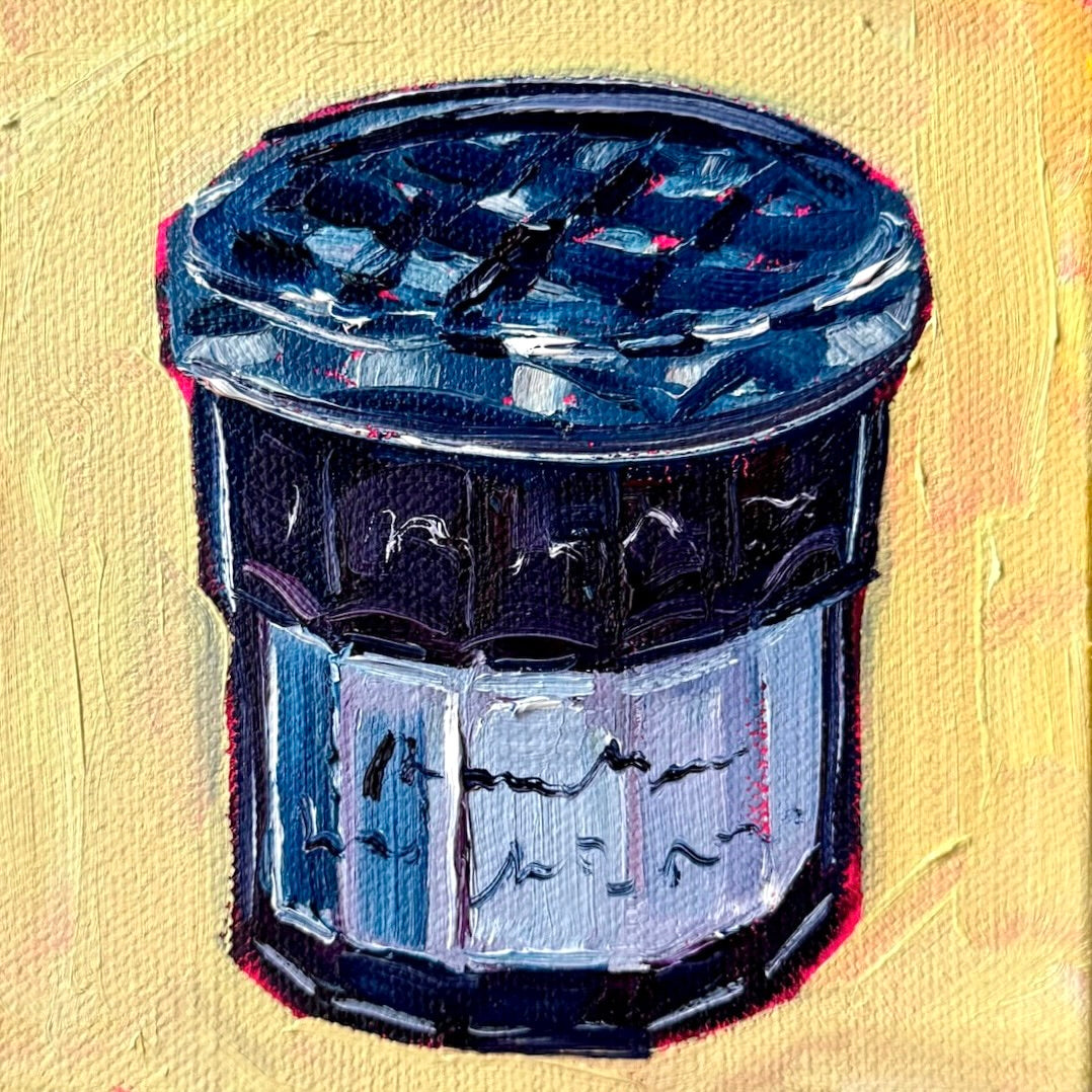 Mini Blue Jam Jar PRINT (LIMITED TIME)