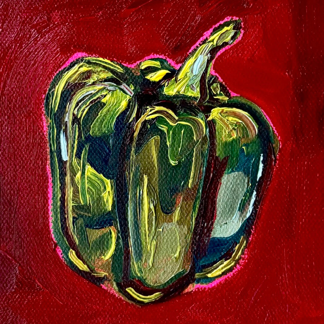 Mini Green Bell Pepper PRINT (LIMITED TIME)