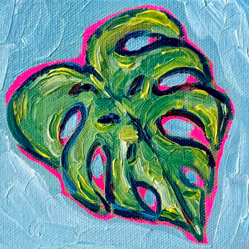 Mini Monstera Leaf PRINT (LIMITED TIME)