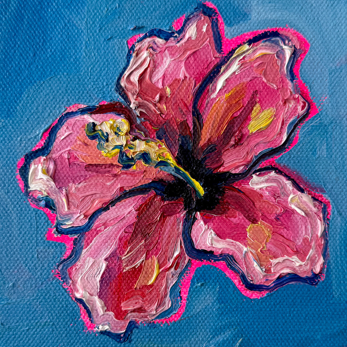 Mini Pink Hibiscus PRINT (LIMITED TIME)
