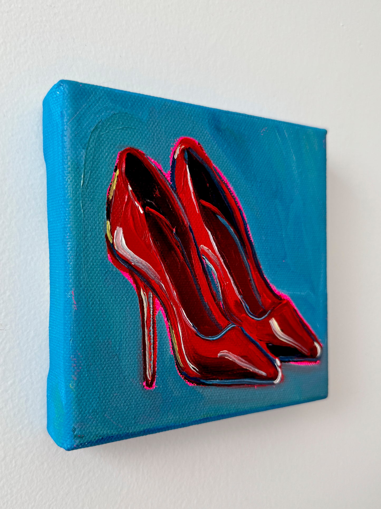 Mini Red Pumps, 5x5 Inch Original