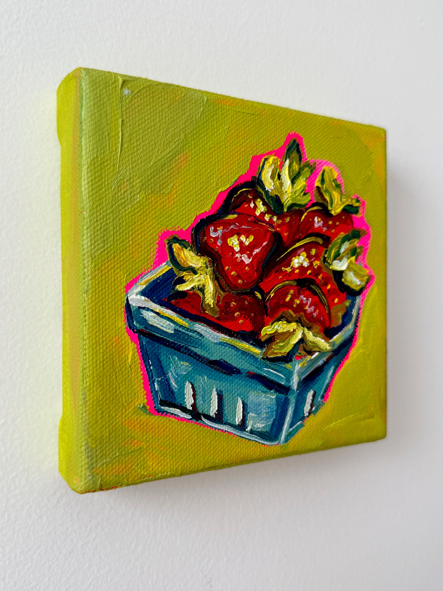 Mini Strawberry Carton, 5x5 Inch Original