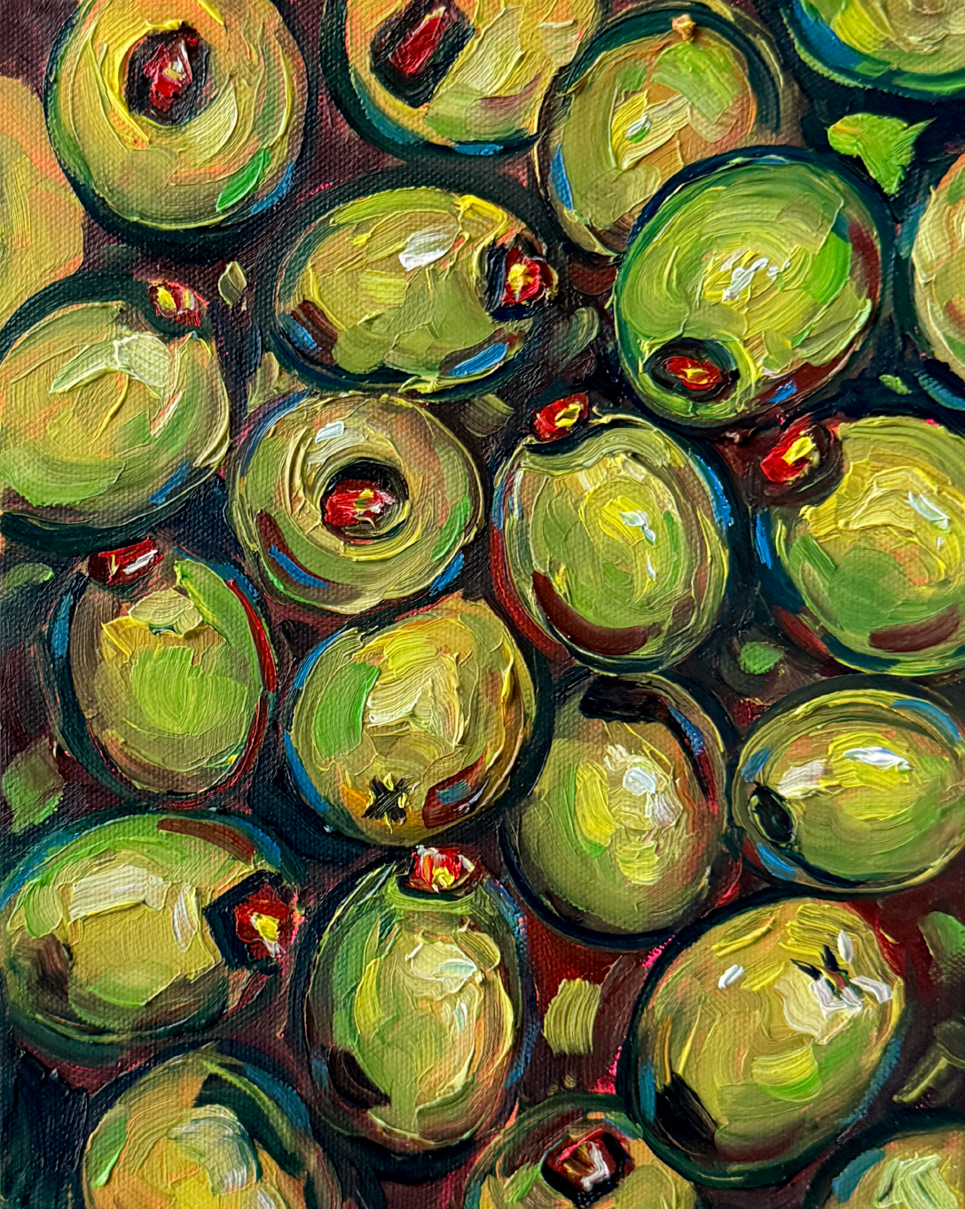 Olives, 8x10 Inch Original