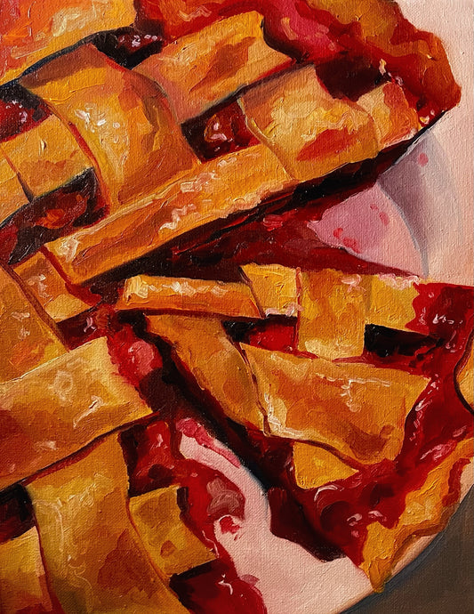 Strawberry Rhubarb Pie Print