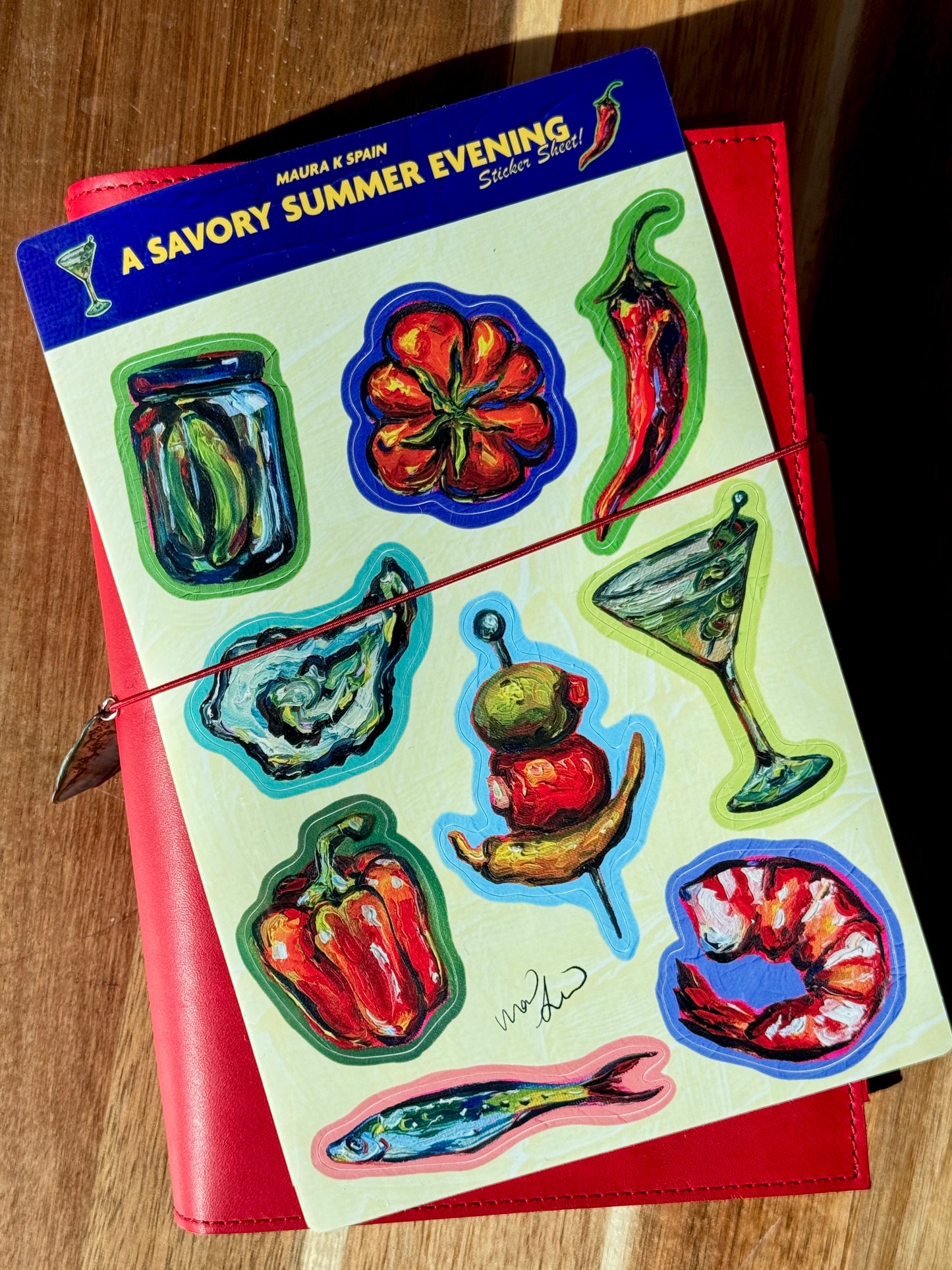 STICKER SHEET: A Savory Summer Evening