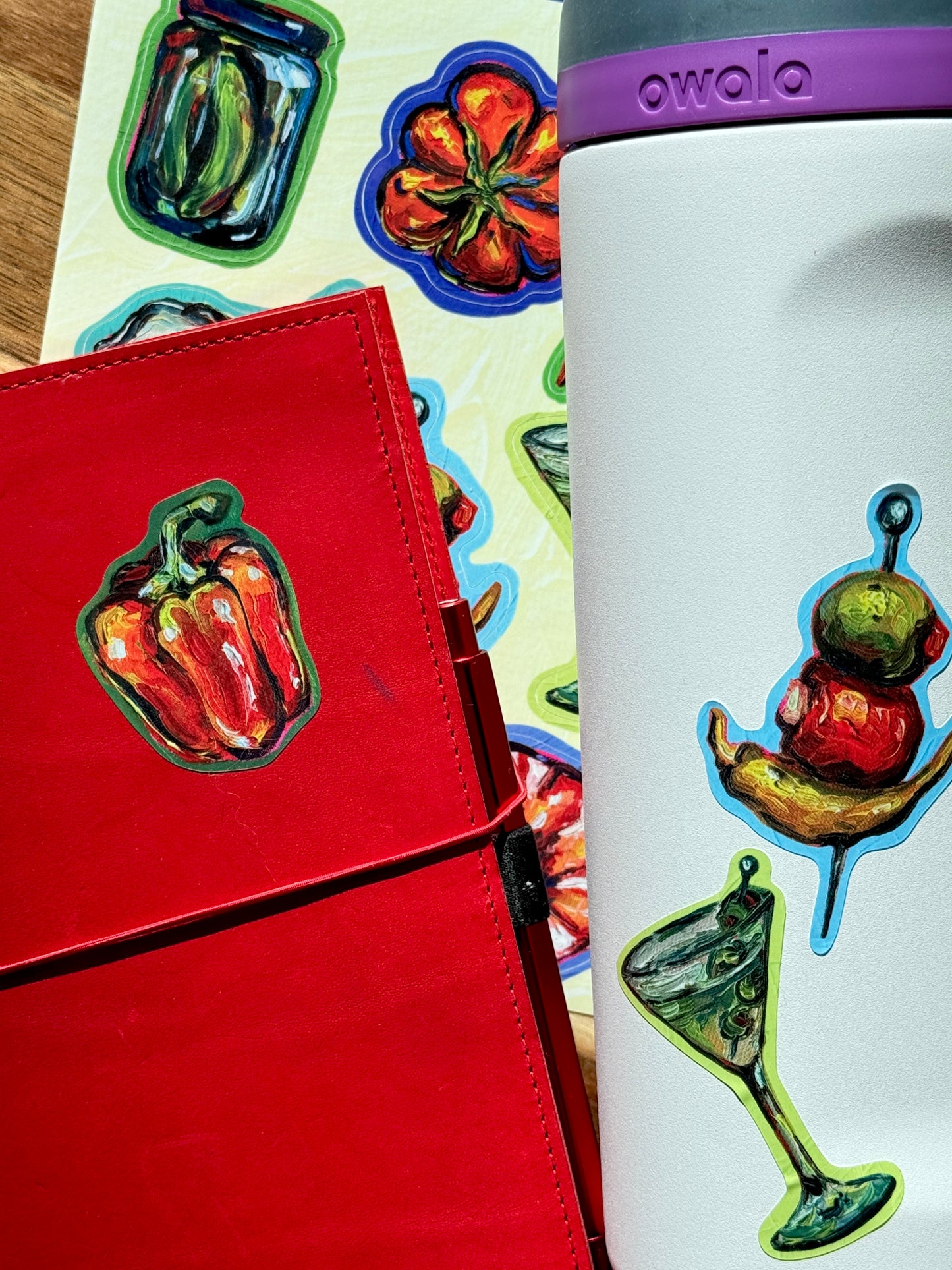 STICKER SHEET: A Savory Summer Evening