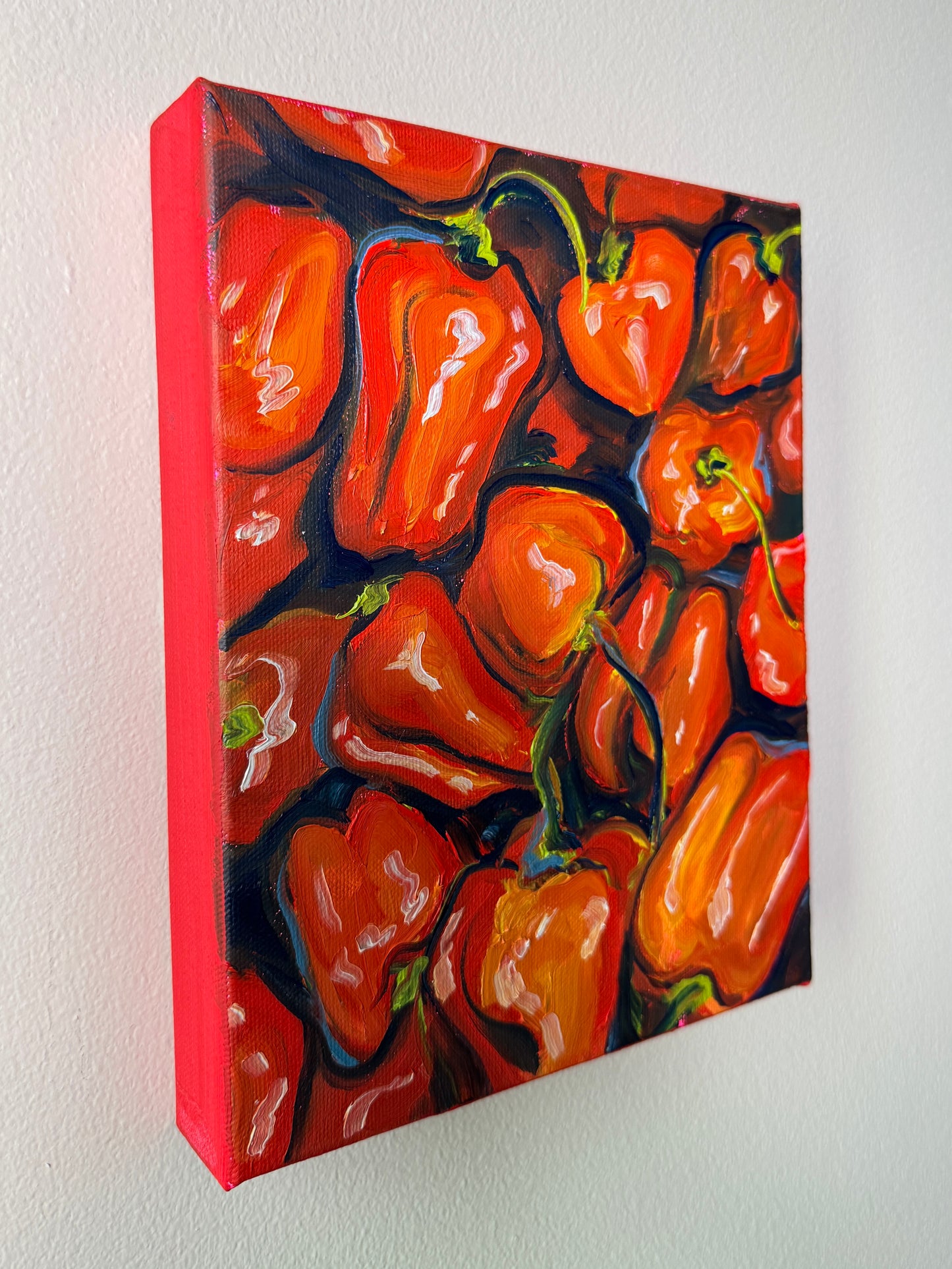 Habanero Peppers, 8x10 Inch Original