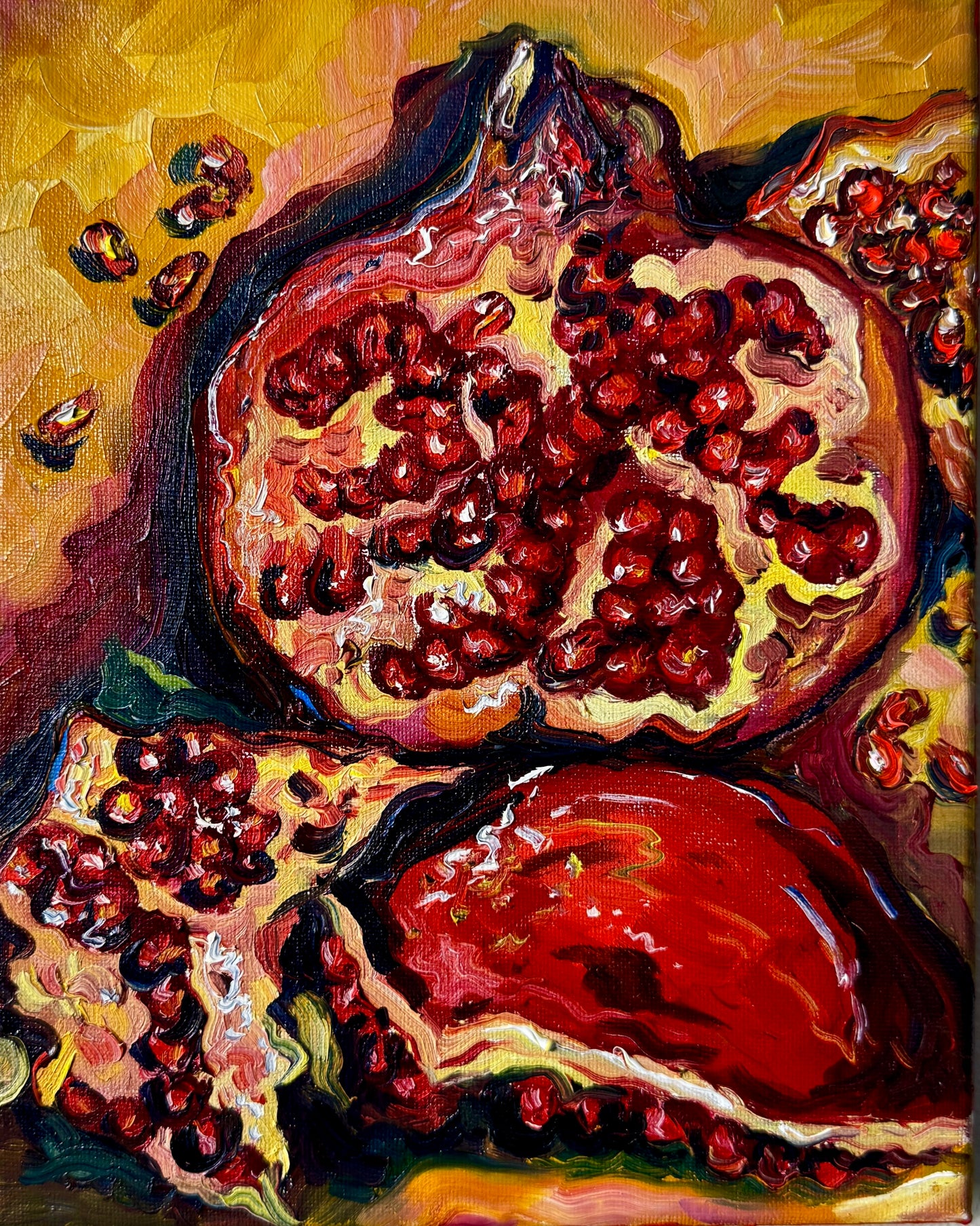 True Love or Eternal Life (Pomegranates), 8x10 Inch Original