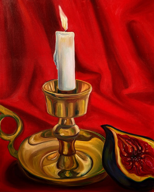 Candle and Fig Print