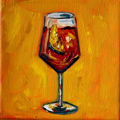 Mini Aperol Spritz, 5x5 Inch Original