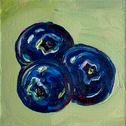 Mini Blueberries, 5x5 Inch Original