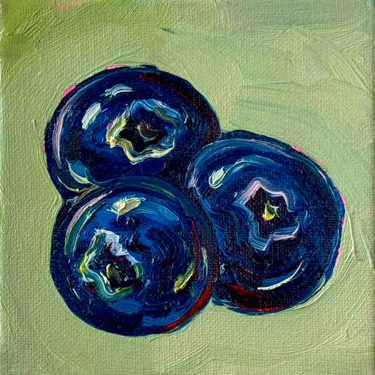 Mini Blueberries, 5x5 Inch Original
