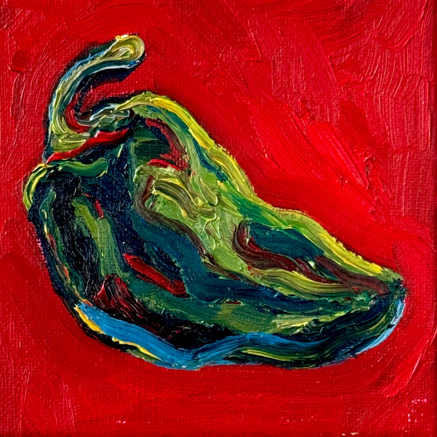 Mini Poblano Pepper, 5x5 Inch Original