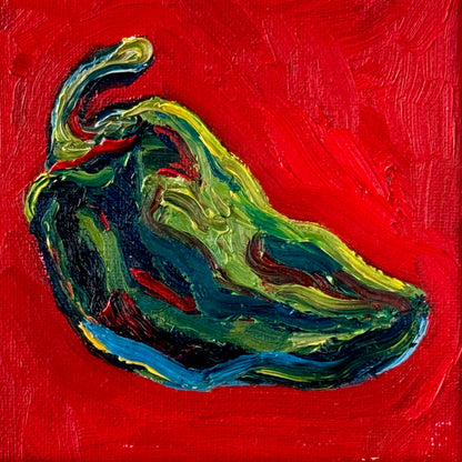Mini Poblano Pepper, 5x5 Inch Original