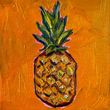 Mini Pineapple, 5x5 Inch Original