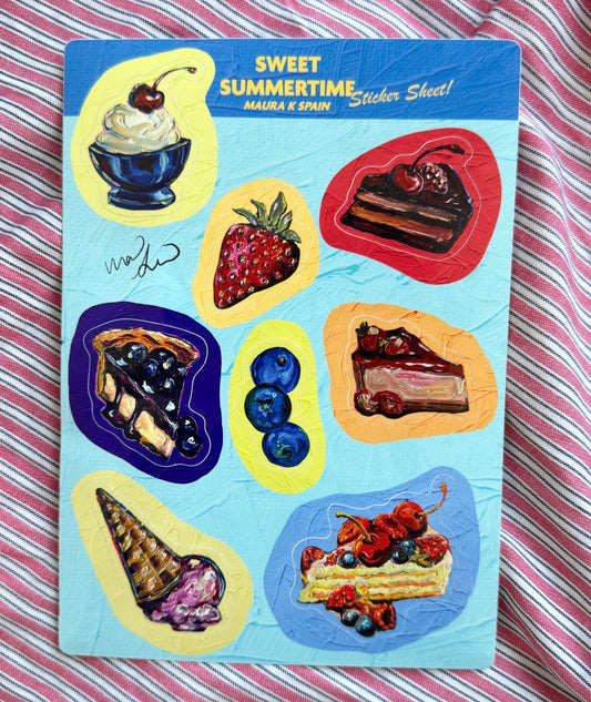 STICKER SHEET: Sweet Summertime