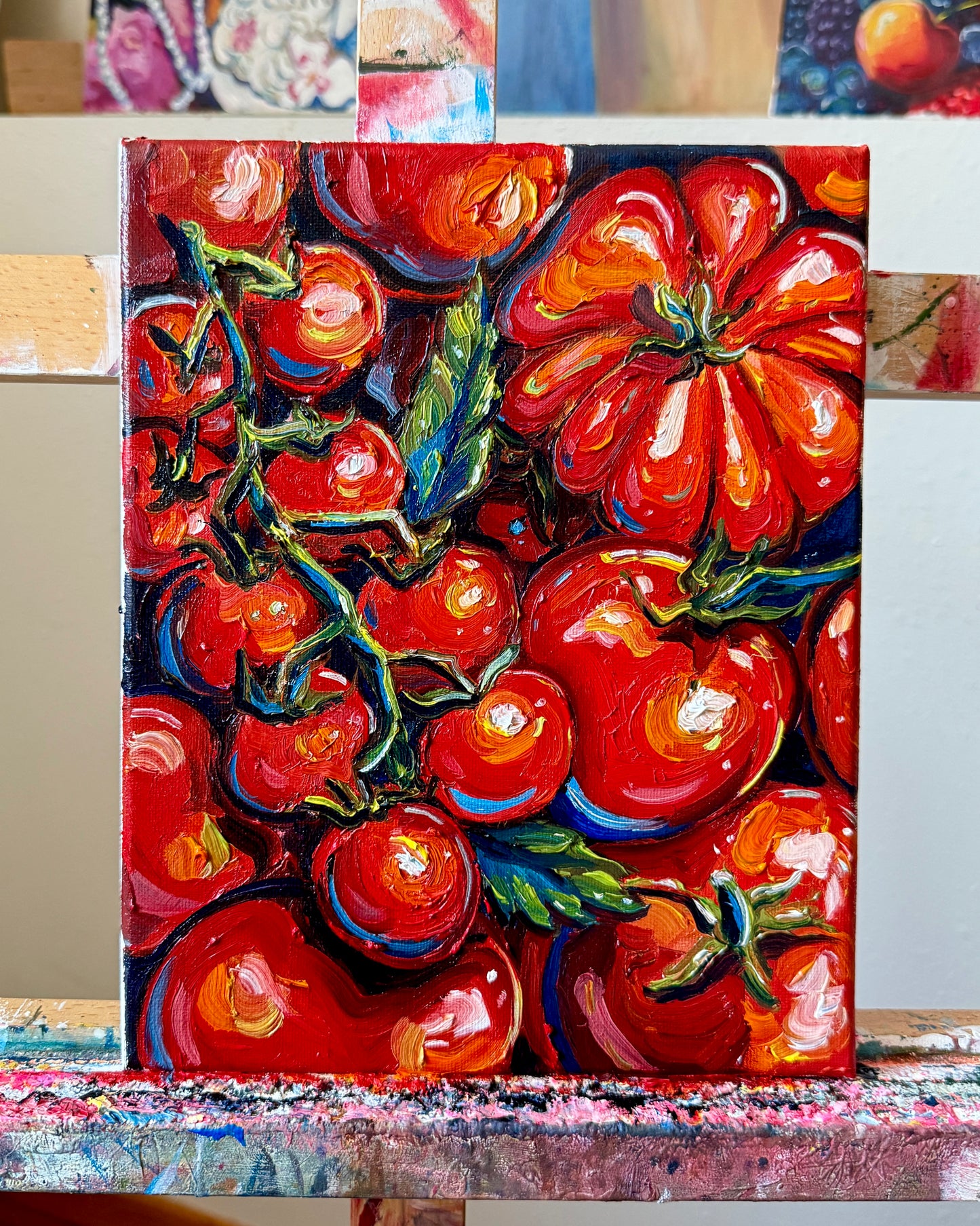 Tomato Season, 8x10 Inch Original