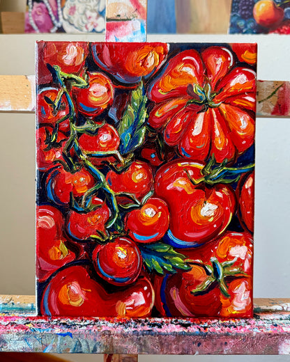 Tomato Season, 8x10 Inch Original