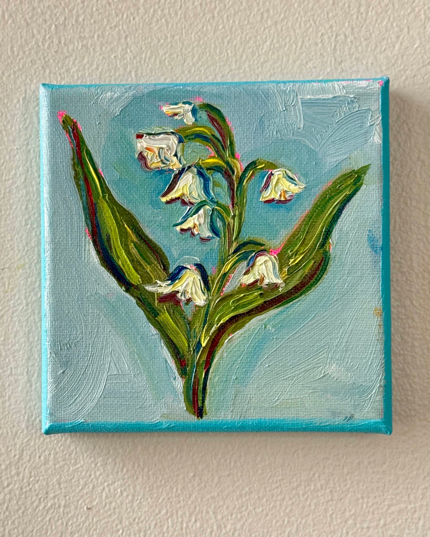 Mini Lily of the Valley, 5x5 Inch Original