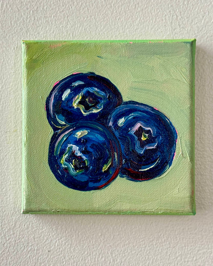 Mini Blueberries, 5x5 Inch Original