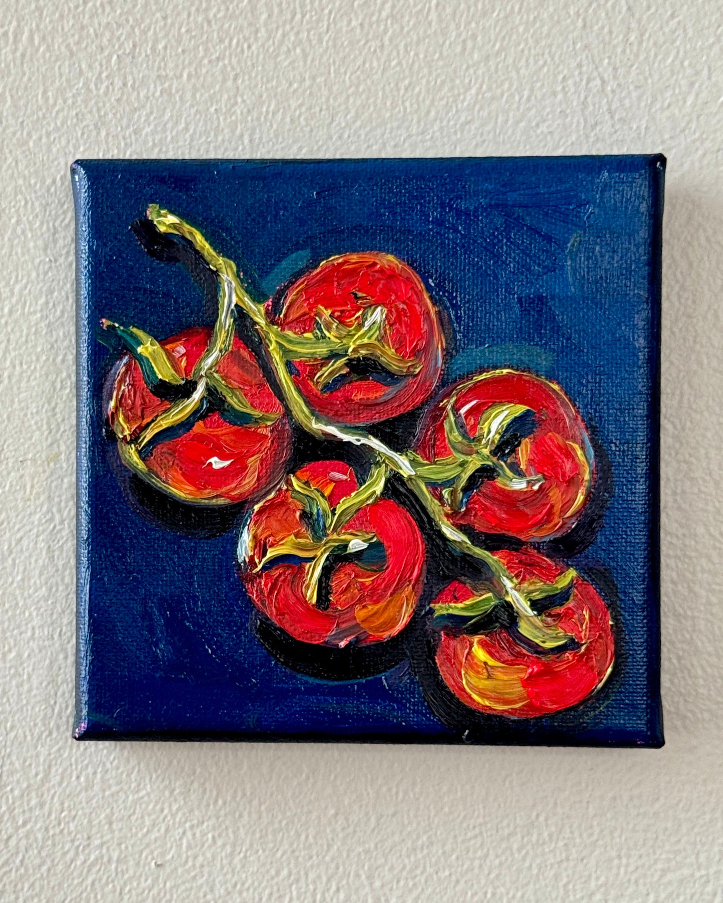 Mini Tomatoes on the Vine, 5x5 Inch Original
