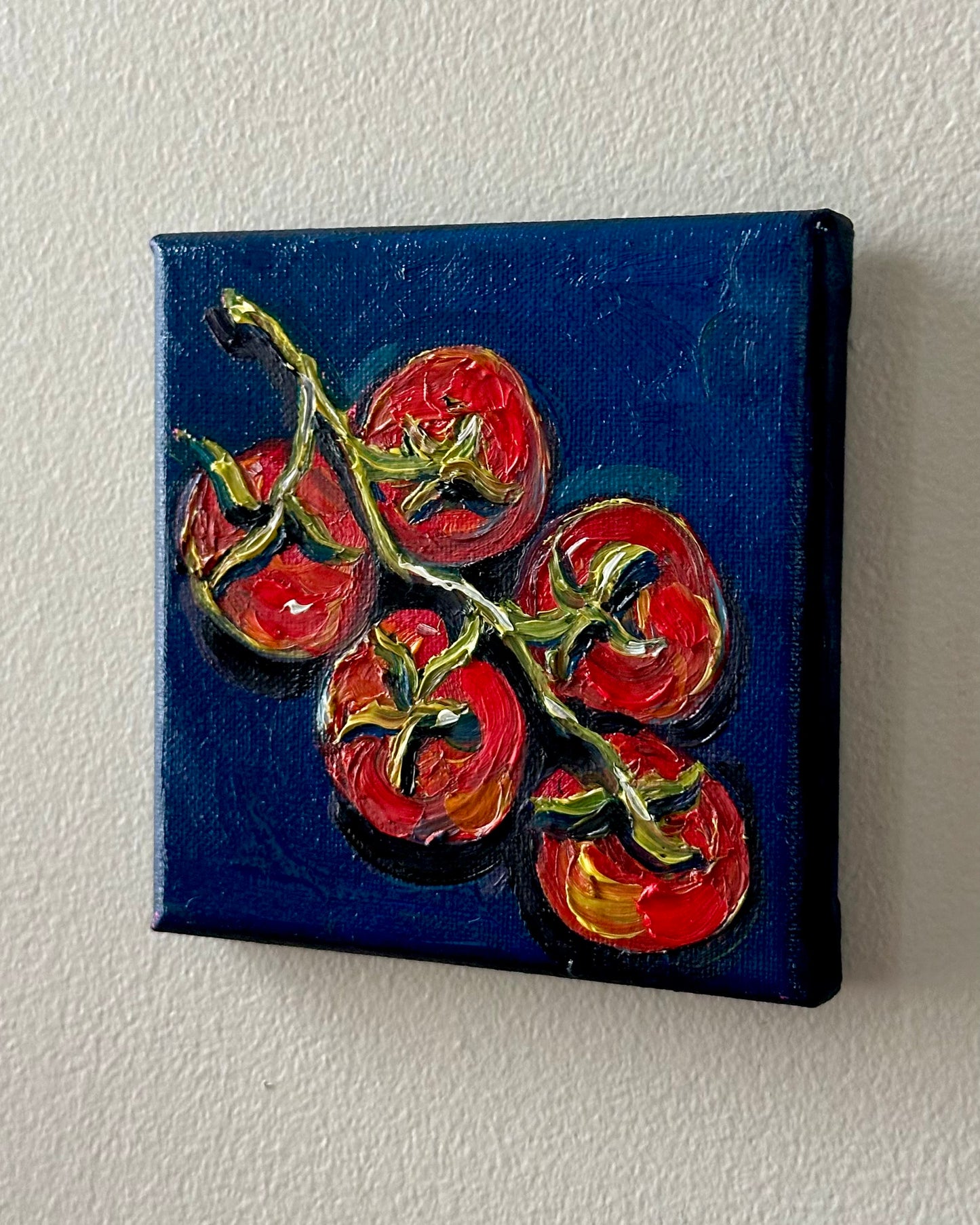 Mini Tomatoes on the Vine, 5x5 Inch Original