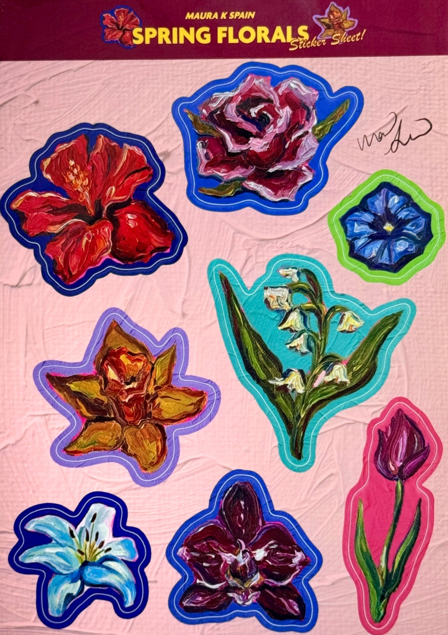 STICKER SHEET: Spring Florals