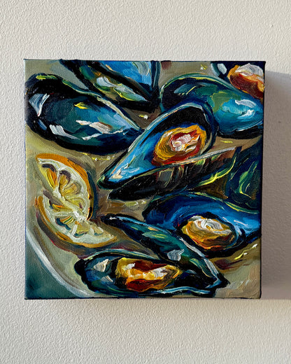 Mussels, 10x10 Inch Original