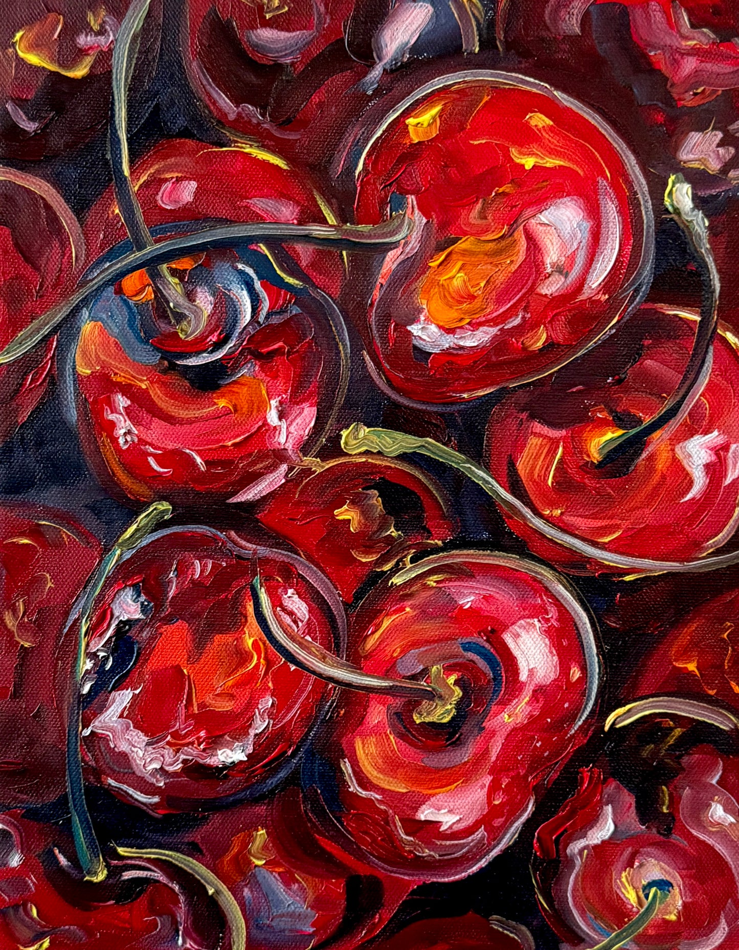 Cherries, 11x14 Inch Original