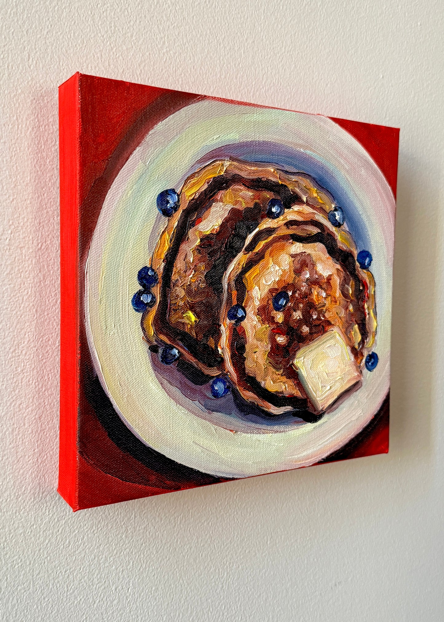 Pancakes and Butter, 10x10 Inch Original
