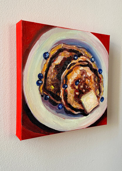 Pancakes and Butter, 10x10 Inch Original