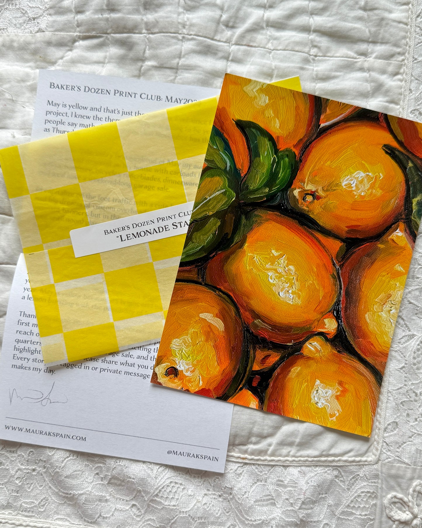 GIFTED 1 YEAR Baker's Dozen Print Club US Membership, 2026