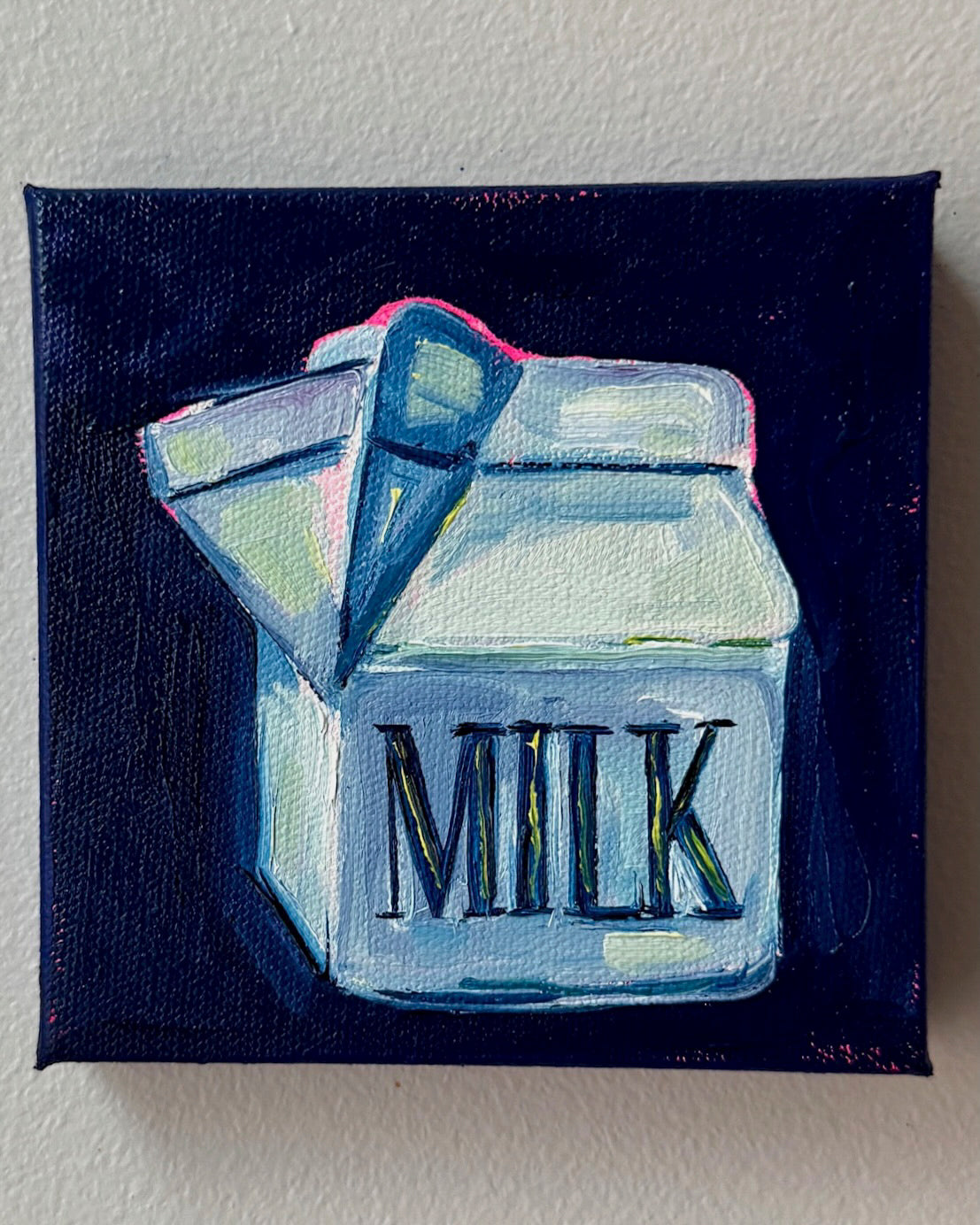 Mini Milk Carton, 5x5 Inch Original