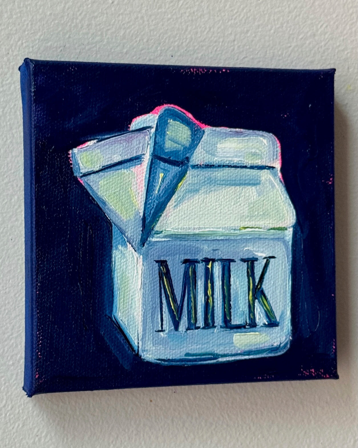 Mini Milk Carton, 5x5 Inch Original