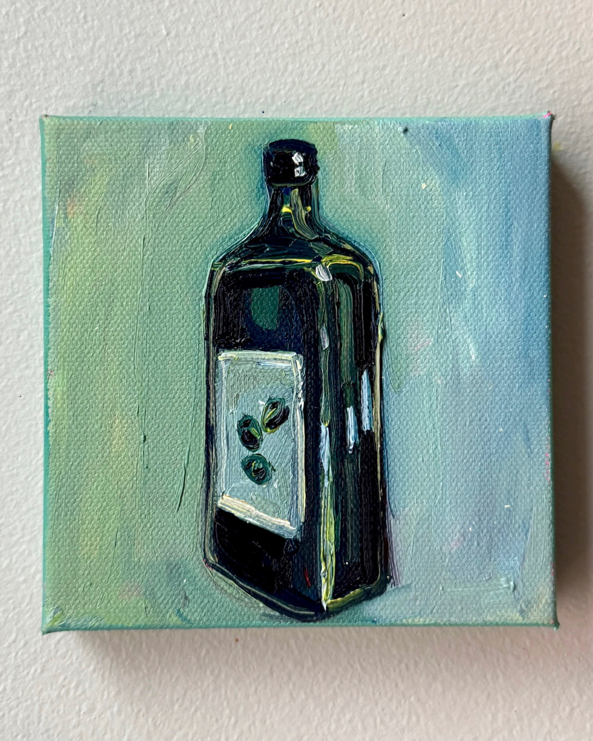 Mini Olive Oil, 5x5 Inch Original