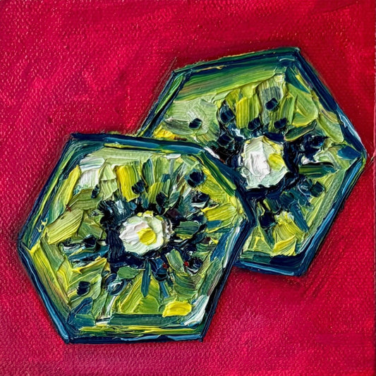 Mini Kiwi Slices, 5x5 Inch Original