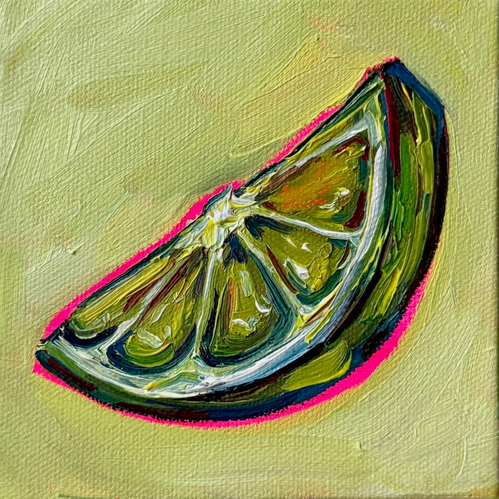 Mini Lime Wedge, 5x5 Inch Original