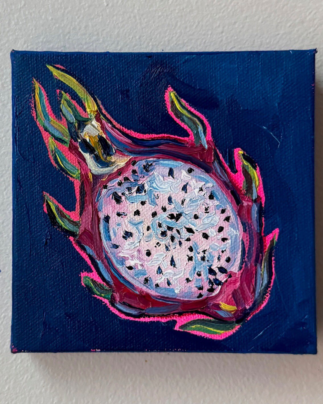 Mini Dragonfruit Half, 5x5 Inch Original