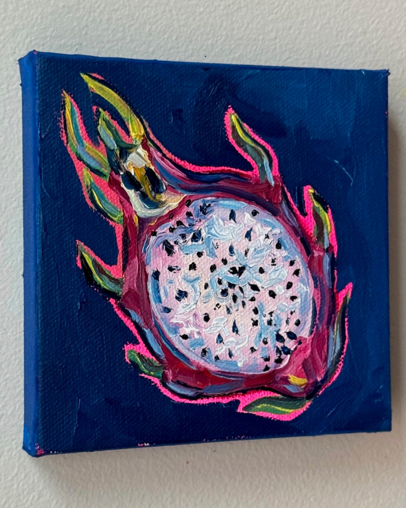 Mini Dragonfruit Half, 5x5 Inch Original